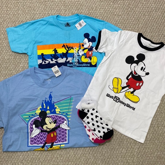 Disney Other - Lot of Brand New Walt Disney Shirts and Socks